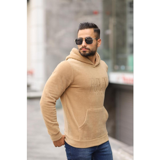 Hooded Slimfit Fleece Men's Sweatshirt