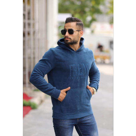 Hooded Slimfit Fleece Men's Sweatshirt