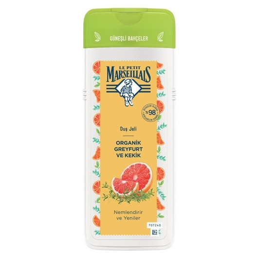 Le Petit Marseillais Organic Grapefruit And Thyme Shower Gel 400 Ml