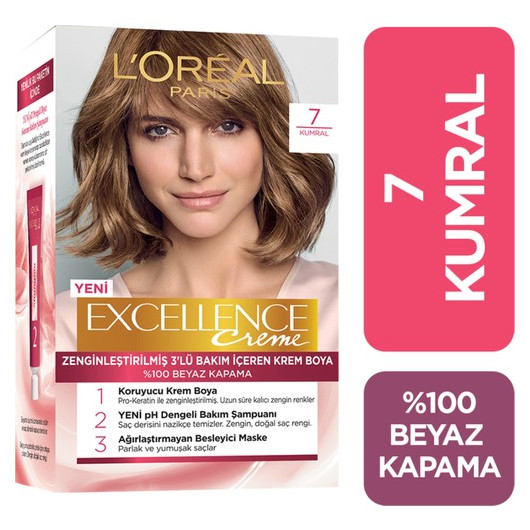 L'oréal Paris Excellence Creme Hair Color 7 Auburn