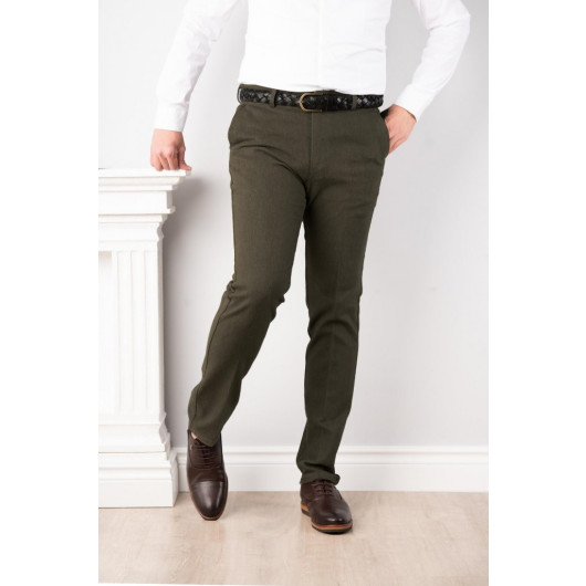 Luccio Regular Fit Men's Gabardine Trousers