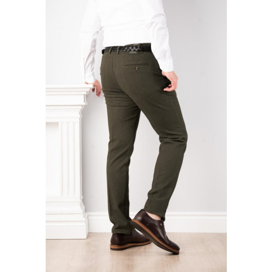 Luccio Regular Fit Men's Gabardine Trousers