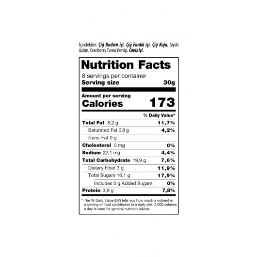Diet Mixed Nuts Ziplock Package 1 Kg