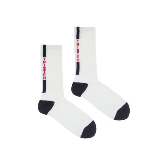 Men's Socks Logo Socket Socks White