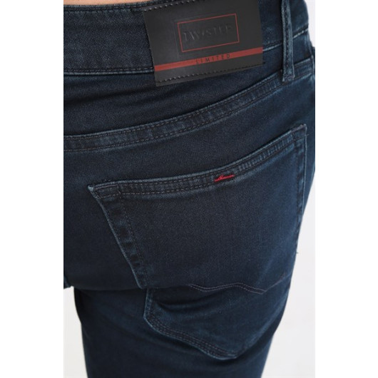 Men's Trousers Panama 640-01 Dark Blue