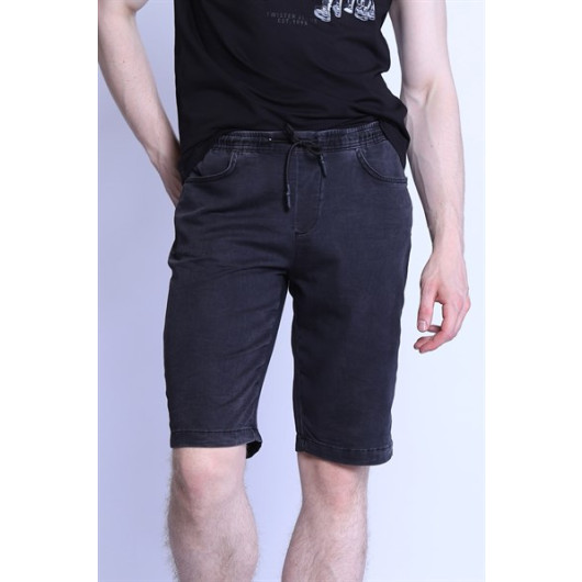 شورت رجالي لون اسود Es Roy Jogger 7079-02