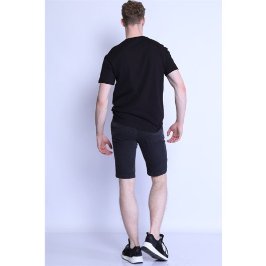 شورت رجالي لون اسود Es Roy Jogger 7078-02