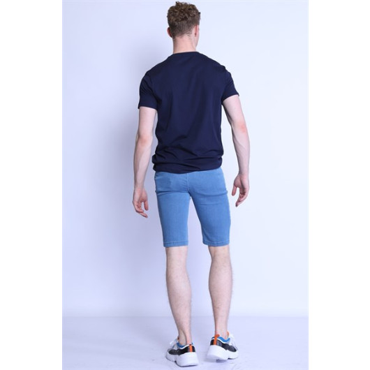 شورت رجالي لون أزرق Es Roy Jogger 7079-01