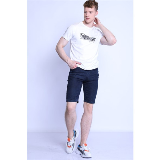 شورت رجالي لون أزرق واسود Es Roy Jogger 7079-03