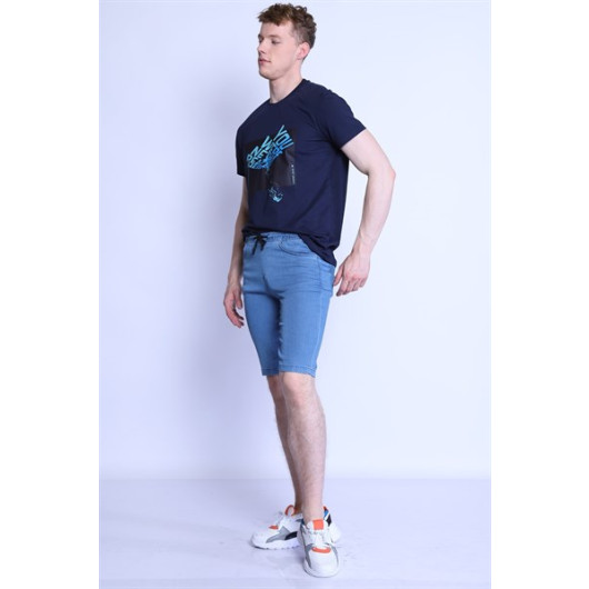 شورت رجالي لون أزرق Es Roy Jogger 7079-01