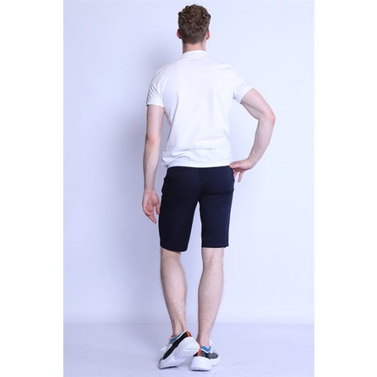 Men's Cotton Shorts Navy Blue