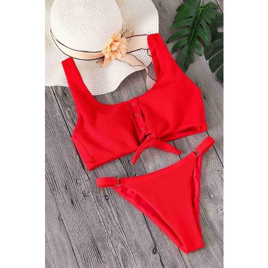 Markano Red Bikini Bottom Red