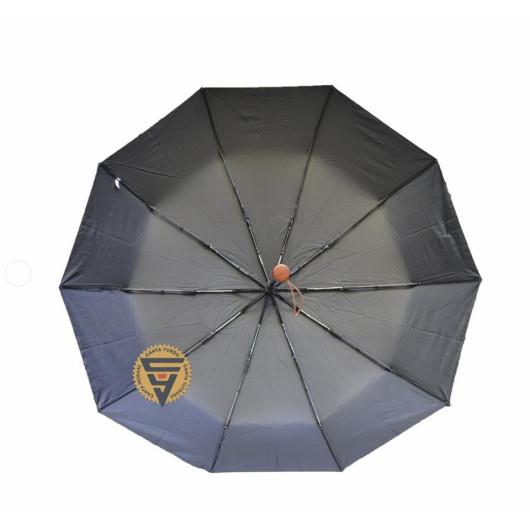 Marlux Wooden Handle Fully Automatic Umbrella Black