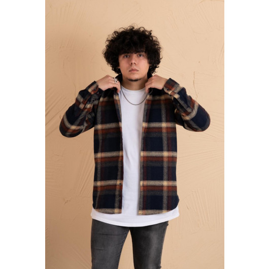 Mugi's Slimfit Plaid Men's Lumberjack Shirt