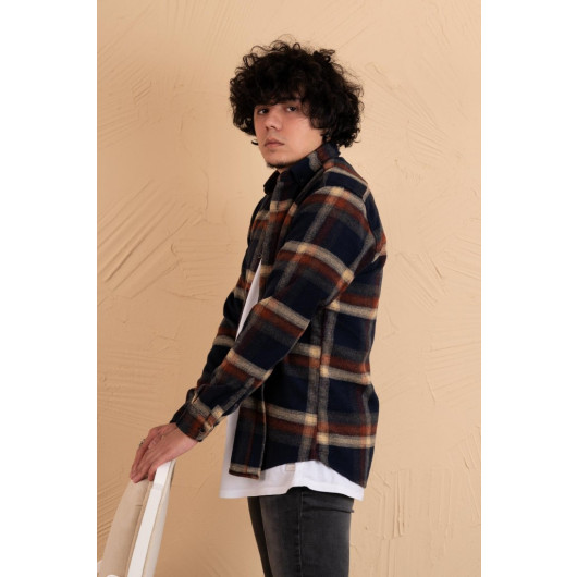 Mugi's Slimfit Plaid Men's Lumberjack Shirt