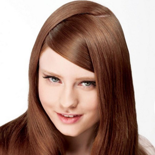 صبغة شعر رقم 6Kr لون شوكولاتة بني أحمر صبغة عضوية طبيعية