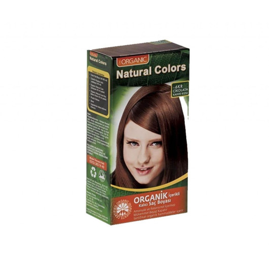 Natural Colors 6Kr Chocolate Brown Red Organic Hair Color