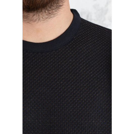 Nehi̇r By Faruk Ülker Zero Collar Men's Knit Sweater