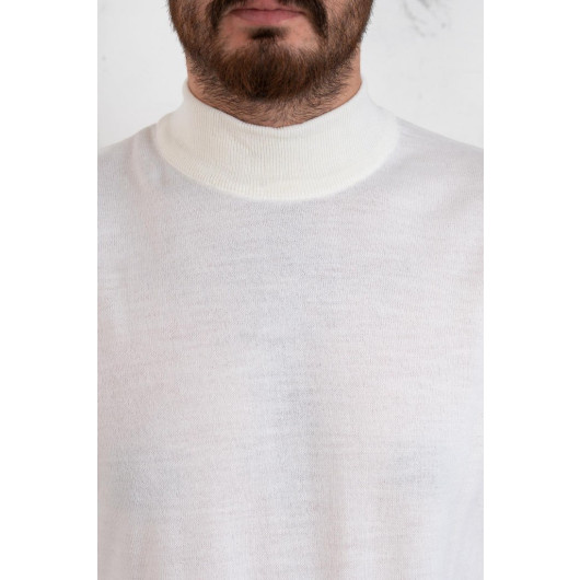 Nehi̇r By Faruk Ülker Half Balikçi Regular Fit Men's Knit Sweater