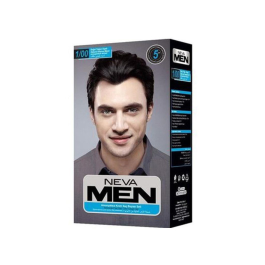 Neva Natural Black Intensive Hair Dye For Men