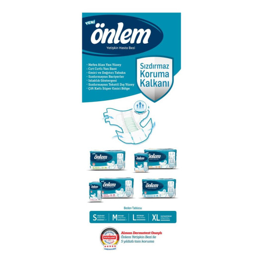 Precautionary Diapers Eco 100-150 Cm Large 30 Pcs