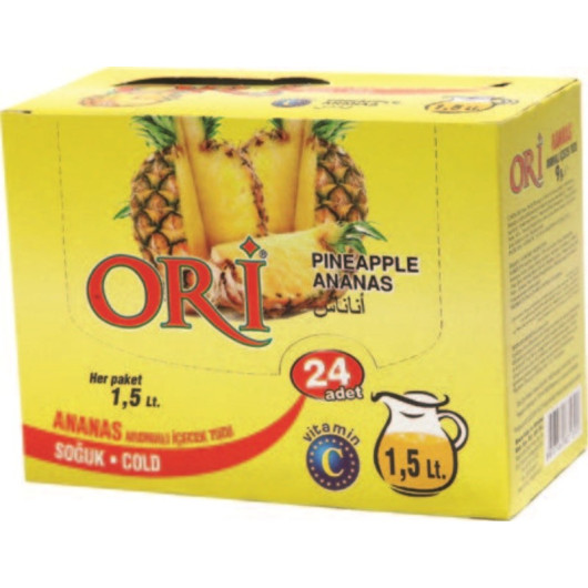 Refreshing Pineapple Drink Powder From Ori Brand, 24 Sachets * 9 Grams