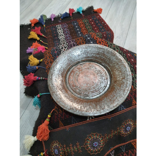 Antique Ottoman Style Copper Plate / Antique Copper Antiques