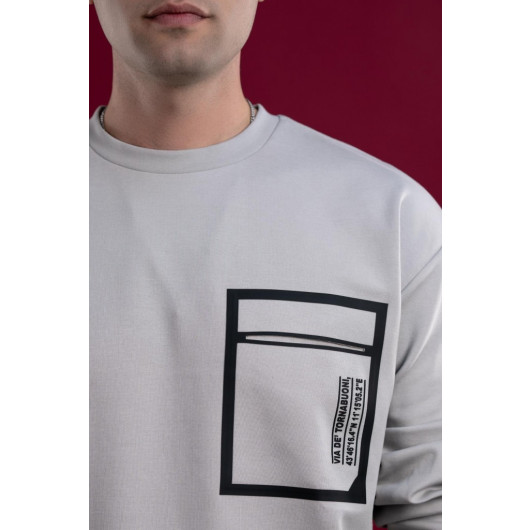 Men's Oversized Cotton Sweatshirt