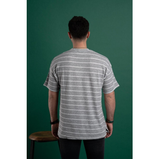 Oversized Striped Men's T-Shirt