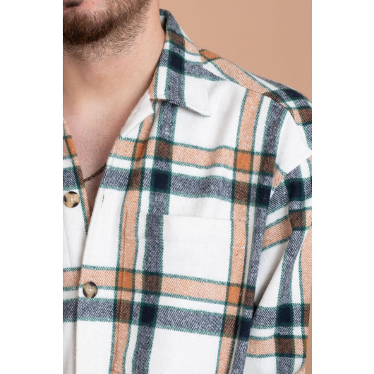 Oversized Men's Lumberjack Plaid Shirt