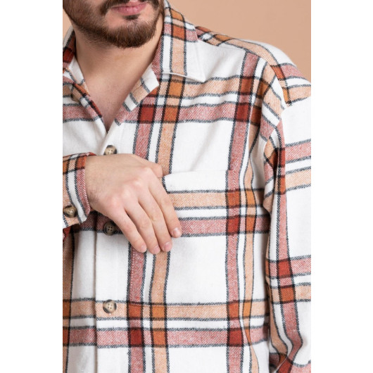 Oversized Men's Lumberjack Plaid Shirt