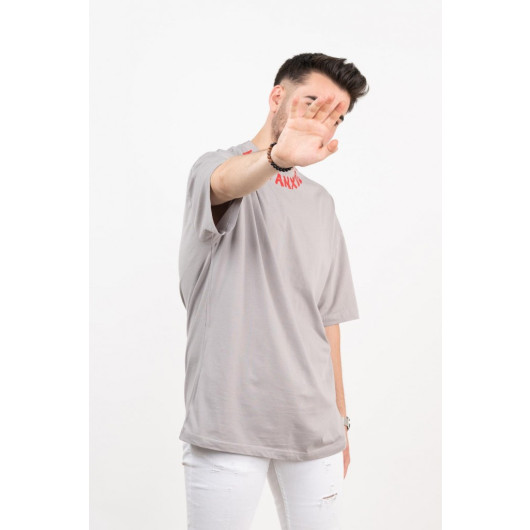 Oversized Combed Cotton Men's T-Shirt