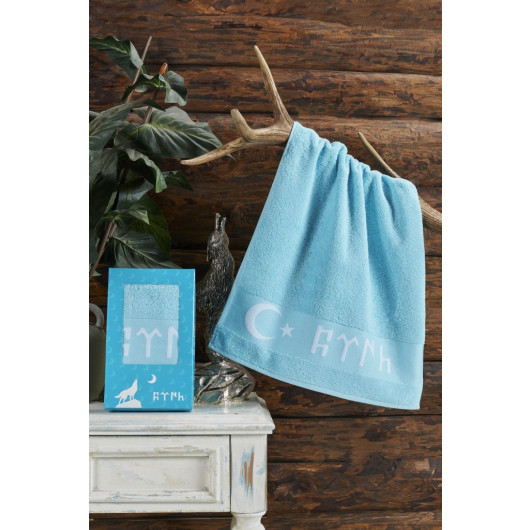 Patented Boxed Turquoise Turkish Towel 50X90