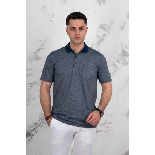 Polo Neck Pocket Classic Fit Men's T-Shirt