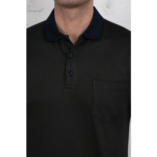 Polo Neck Pocket Classic Fit Men's T-Shirt