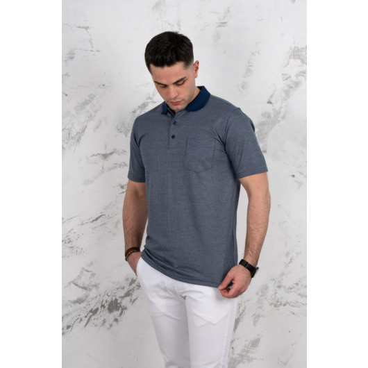 Polo Neck Pocket Classic Fit Men's T-Shirt