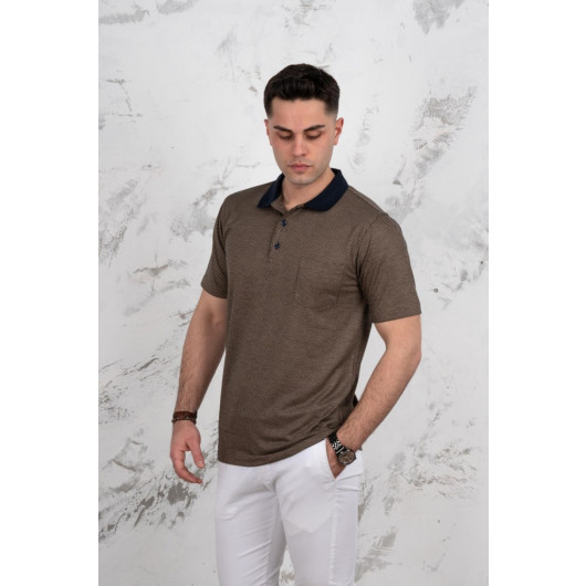 Polo Neck Pocket Classic Fit Men's T-Shirt