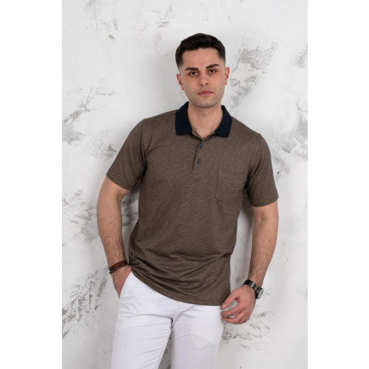 Polo Neck Pocket Classic Fit Men's T-Shirt