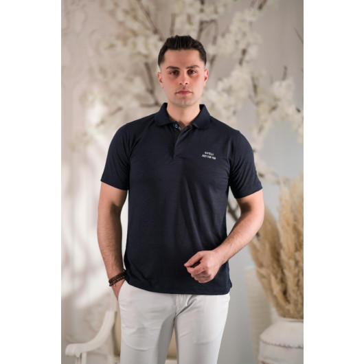 Men's Polo Collar Buttoned Summer T-Shirt