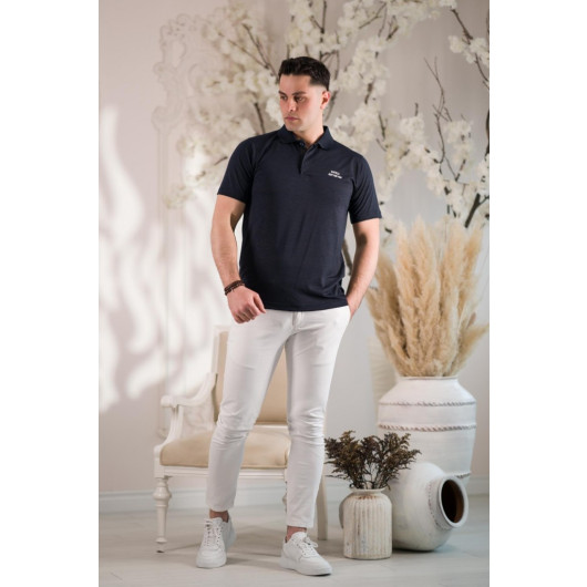 Men's Polo Collar Buttoned Summer T-Shirt