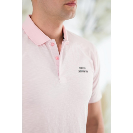 Men's Polo Collar Buttoned Summer T-Shirt