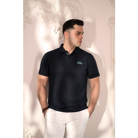 Men's Polo Collar Buttoned Summer T-Shirt