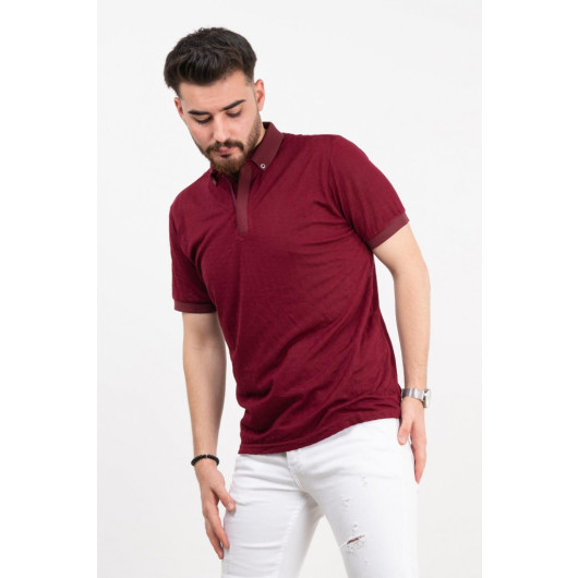 Polo Neck Slimfit Men's T-Shirt