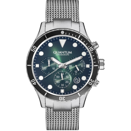 Gray Men's Wristwatch 46 Mm Quantum Pwg1013.370
