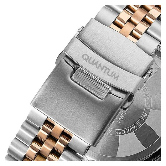 Quantum 46 Mm Gray Steel Men's Wristwatch