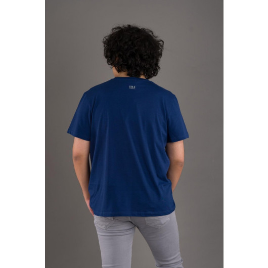 Regular Fit Printed Crew Neck Men's T-Shirt