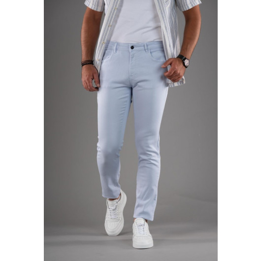 Regular Fit Men's Jeans With Lycra Cotton