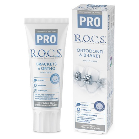 R.o.c.s. Pro Brackets & Ortho Toothpaste 74 Gr