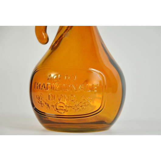 Oil Bottle With Handle 500 Cc Orange