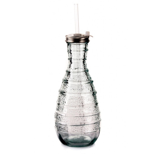 San Miguel Botella Bottle With Straw 600 Cc